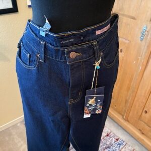 Johnny Was Indigo Denim Pants